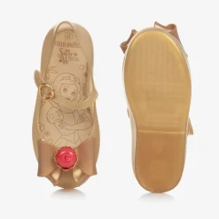 Mini Melissa Jelly Shoes|Jelly Shoes*Girls Gold Disney Jelly Shoes