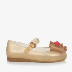 Mini Melissa Jelly Shoes|Jelly Shoes*Girls Gold Disney Jelly Shoes