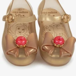 Mini Melissa Jelly Shoes|Jelly Shoes*Girls Gold Disney Jelly Shoes