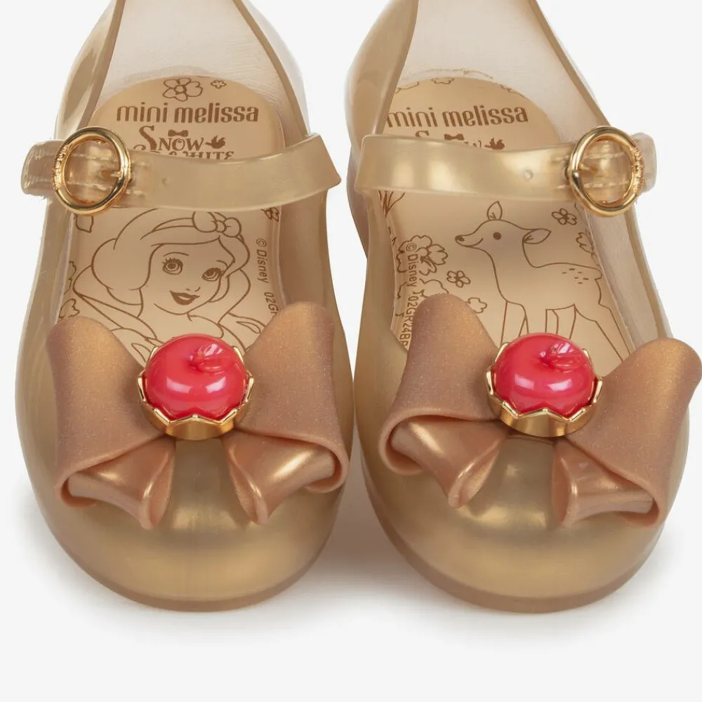 Mini Melissa Jelly Shoes|Jelly Shoes*Girls Gold Disney Jelly Shoes