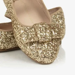 Age of Innocence Pumps & Ballerinas|Pumps & Ballerinas*Girls Gold Glitter Bow Pumps