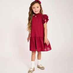 Angels Face Bar Shoes*Girls Glittery Ballerina Flats Gold