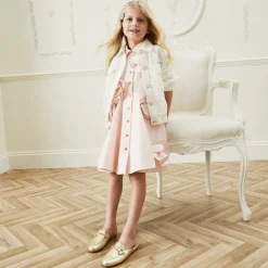 Irpa Loafers & Moccasins|Loafers & Moccasins*Girls Gold Leather Backless Loafers