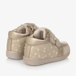Mayoral First Walkers|First Walkers*Girls Gold Leather First Walker Trainers