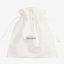 Dolce amp; Gabbana Bar Shoes*Girls Gold Leather Logo Shoes