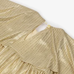 EIRENE Tops*Girls Gold Plissé Blouse