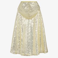 Souza Costumes*Girls Gold Sequin Cape Costume