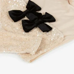 NAME IT Tops*Girls Gold Sequinned Cardigan