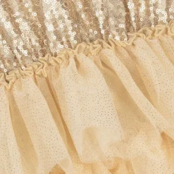 Souza Costumes*Girls Gold Sleeveless Sequin Dress