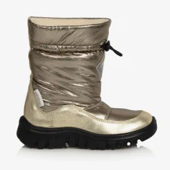 Naturino Snow Boots|Snow Boots*Girls Gold Waterproof Snow Boots