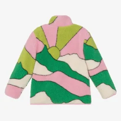 Stella McCartney Kids Coats & Jackets*Girls Green & Pink Fleece Jacket