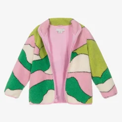 Stella McCartney Kids Coats & Jackets*Girls Green & Pink Fleece Jacket