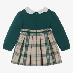 Mayoral Dresses*Girls Green Check Dress