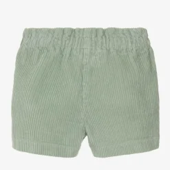 Il Gufo Shorts*Girls Green Corduroy Shorts