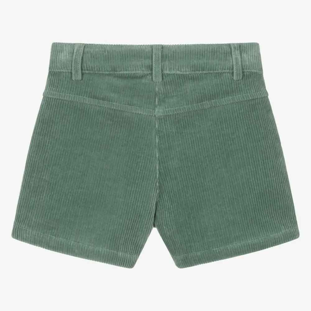 Tartine et Chocolat Shorts*Girls Green Corduroy Shorts