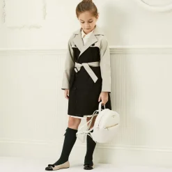 Carlomagno Socks*Girls Green Cotton Knee Length Socks