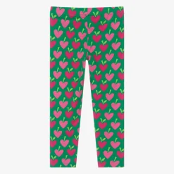 Agatha Ruiz de la Prada Leggings*Girls Green Cotton Strawberry Leggings