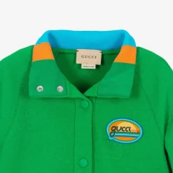 Gucci Coats & Jackets*Girls Green Jacquard Jacket