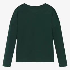Chloé Tops*Girls Green Organic Cotton Top
