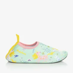 Playshoes Aqua Shoes|Aqua Shoes*Girls Green Unicorn Aqua Shoes