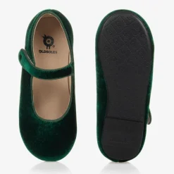 Old Soles Pumps & Ballerinas|Pumps & Ballerinas*Girls Green Velvet Shoes