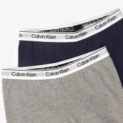 Calvin Klein Leggings*Girls Grey & Blue Cotton Leggings (2 Pack)
