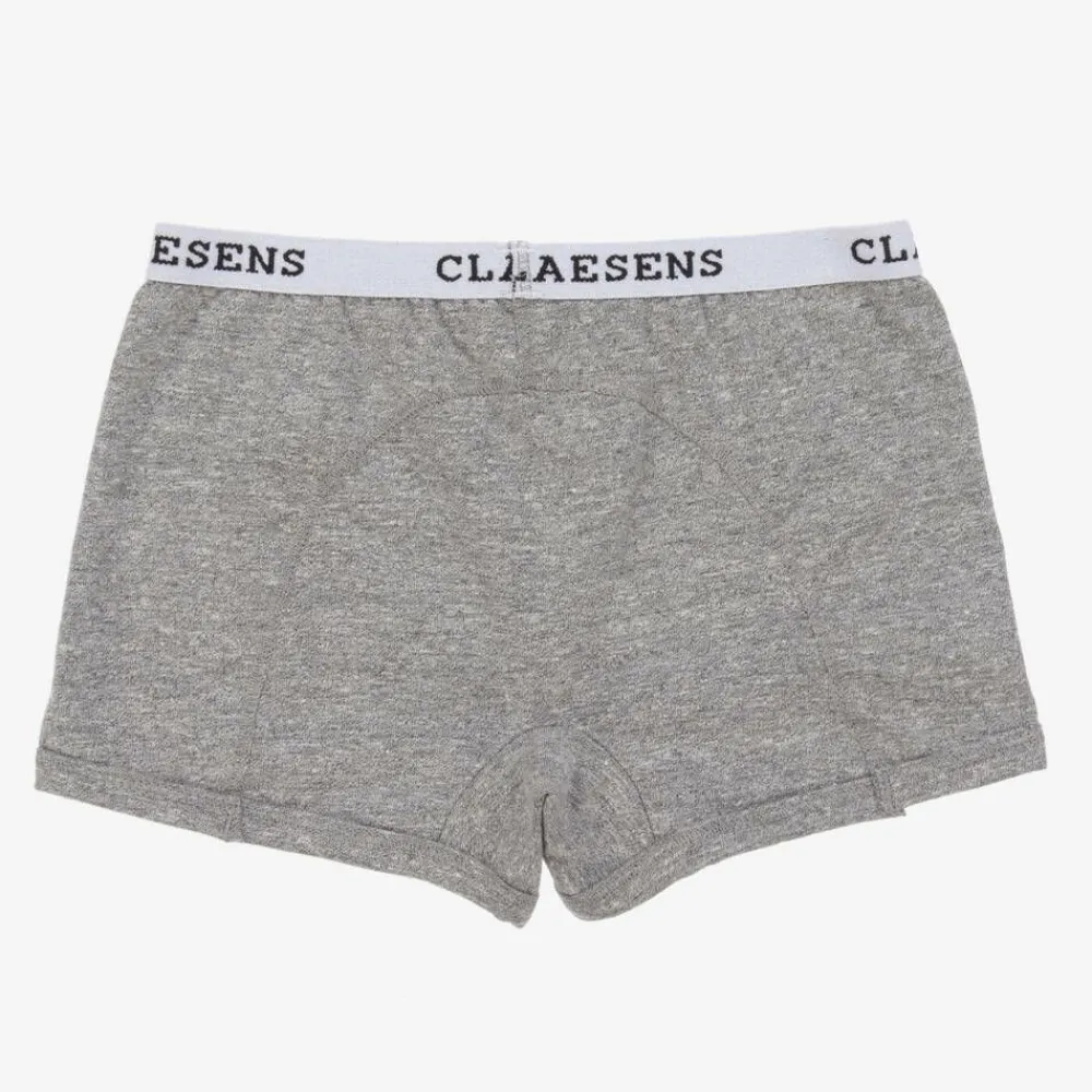 Claesens Underwear*Girls Grey Cotton Knickers (2 Pack)