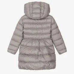 Il Gufo Coats & Jackets*Girls Grey Down Padded Puffer Coat