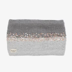 Boboli Scarves*Girls Grey Knitted Snood