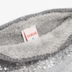 Boboli Scarves*Girls Grey Knitted Snood