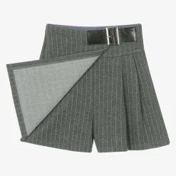 iDO Junior Skirts*Girls Grey Pinstripe Skort
