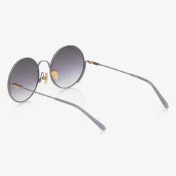 Chloé Clothing Accessories*Girls Grey Round Sunglasses