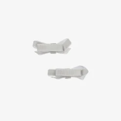 Bowtique London Hair Accessories*Girls Grey Velvet Bow Hair Clips (2 Pack)