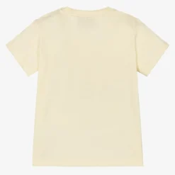Gucci Tops*Girls Ivory Apple & Slogan T-Shirt