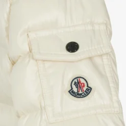 Moncler Enfant Coats & Jackets*Girls Ivory Bady Down Padded Jacket