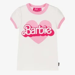 Rock Your Baby Tops*Girls Ivory Barbie T-Shirt