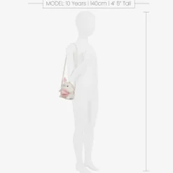Souza Costumes*Girls Ivory Bouclé Bunny Bag (14cm)