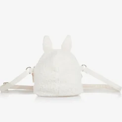 Souza Costumes*Girls Ivory Bouclé Bunny Bag (14cm)