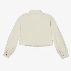 Fun amp; Fun Tops*Girls Ivory Corduroy Shirt offwhite