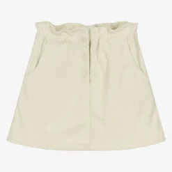 Everything Must Change Skirts*Girls Ivory Corduroy Skirt