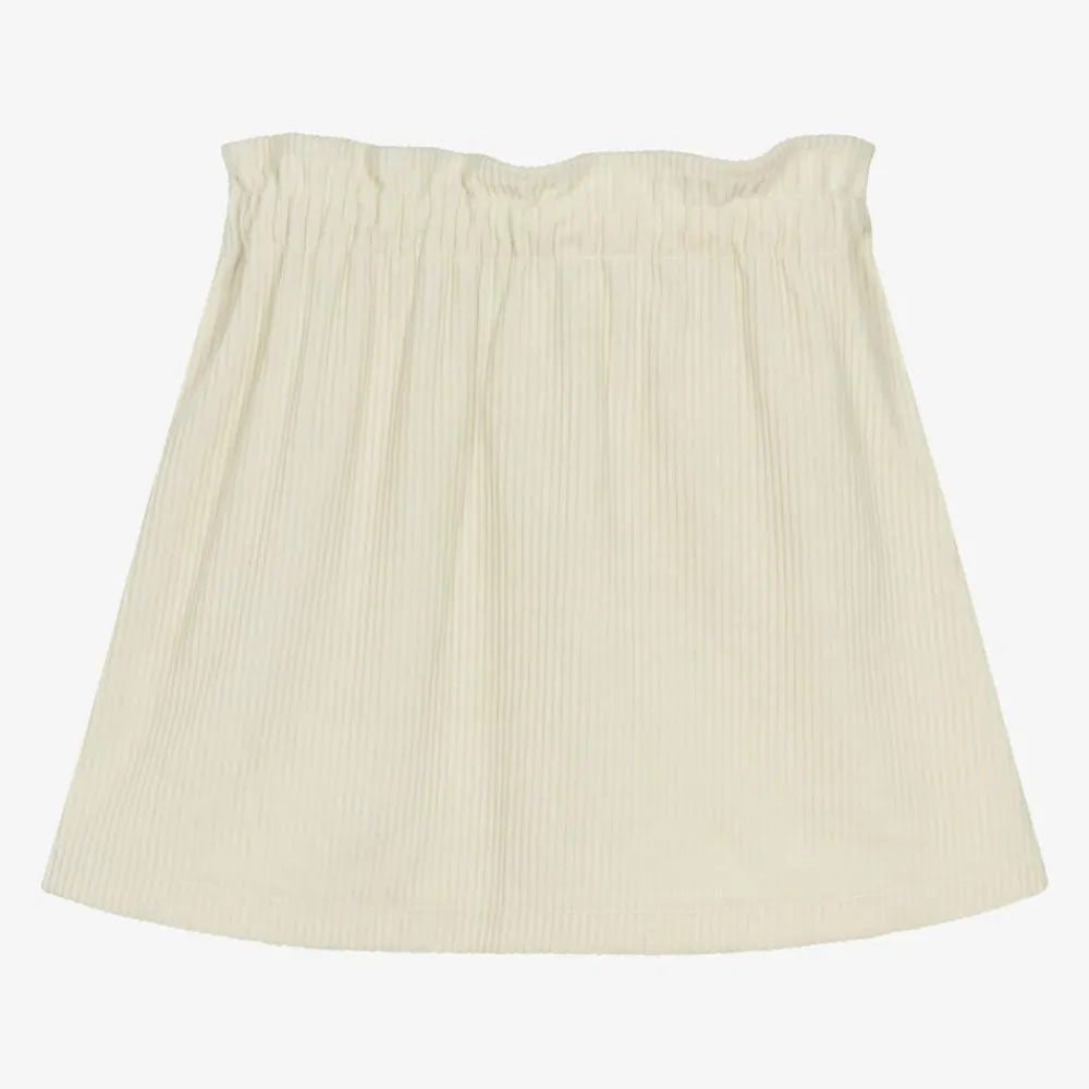 Everything Must Change Skirts*Girls Ivory Corduroy Skirt