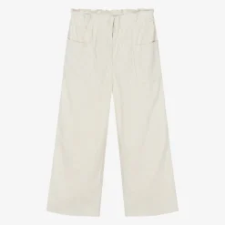 Everything Must Change Trousers*Girls Ivory Corduroy Trousers