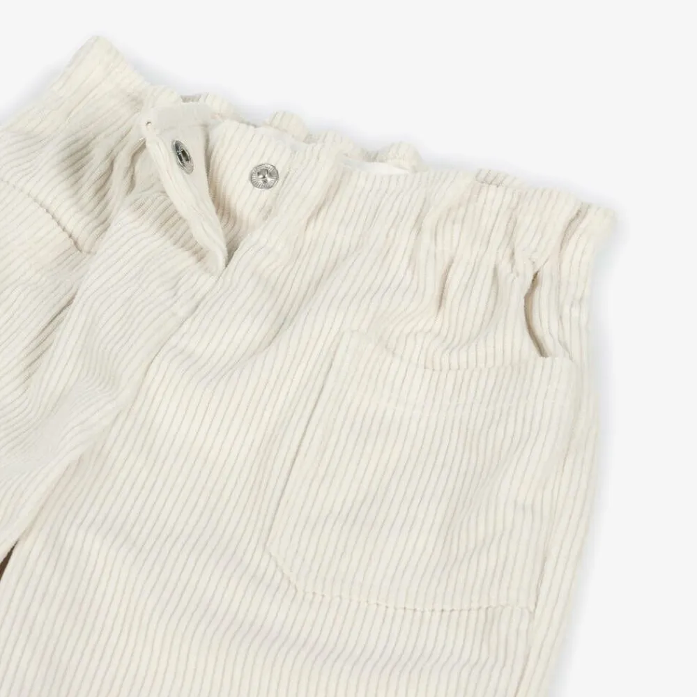 Everything Must Change Trousers*Girls Ivory Corduroy Trousers