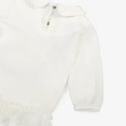 Sofija Outfit Sets|Outfit Sets*Girls Ivory Cotton & Tulle Leggings Set