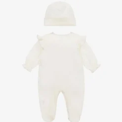 Sofija Babysuits*Girls Ivory Cotton Babygrow Set