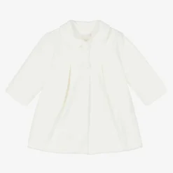 Sofija Coats & Jackets|Coats & Jackets*Girls Ivory Cotton Coat