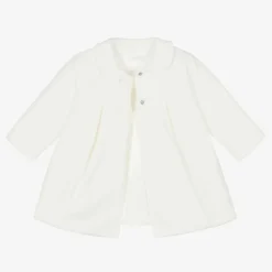 Sofija Coats & Jackets|Coats & Jackets*Girls Ivory Cotton Coat