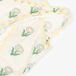 Stella McCartney Kids Tops*Girls Ivory Cotton Daisy Print Blouse