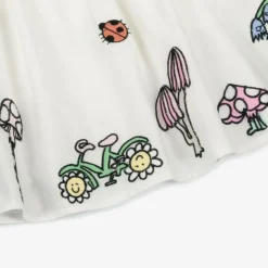 Stella McCartney Kids Dresses*Girls Ivory Cotton Fairies Dress
