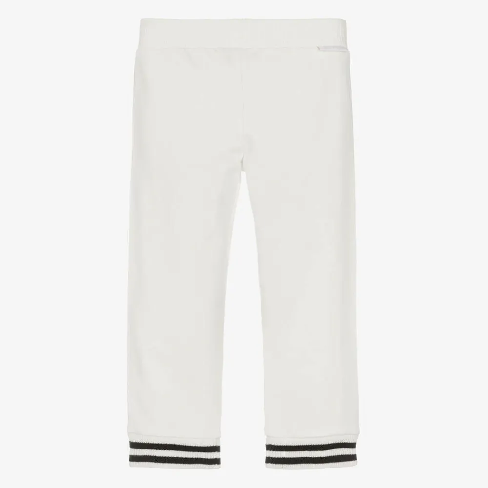 Moncler Enfant Trousers*Girls Ivory Cotton Joggers